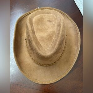 Kids' Brown Suede Cowboy Hat